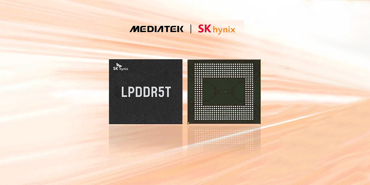 World's fastest LPDDR5T is ready for MediaTek's next-gen flagship mobile platform